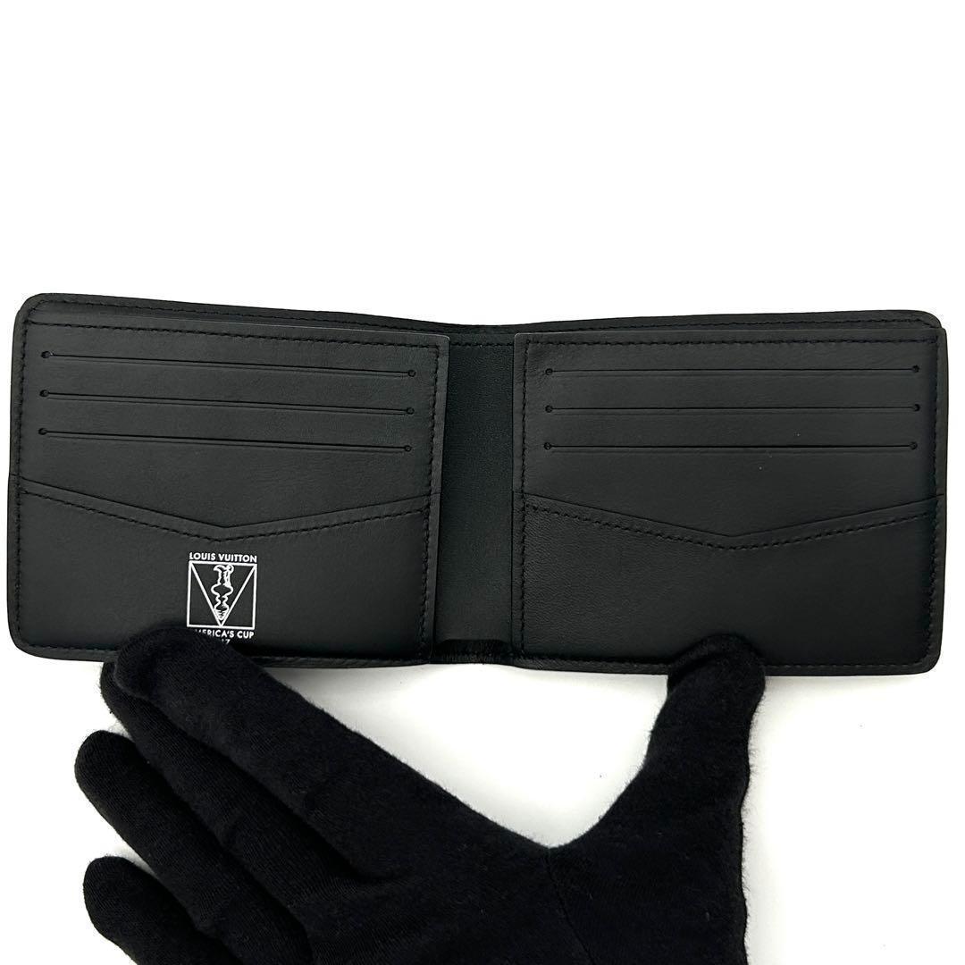 【希少！】ルイヴィトン ダミエ コバルト スレンダー アメリカズカップ 折財布