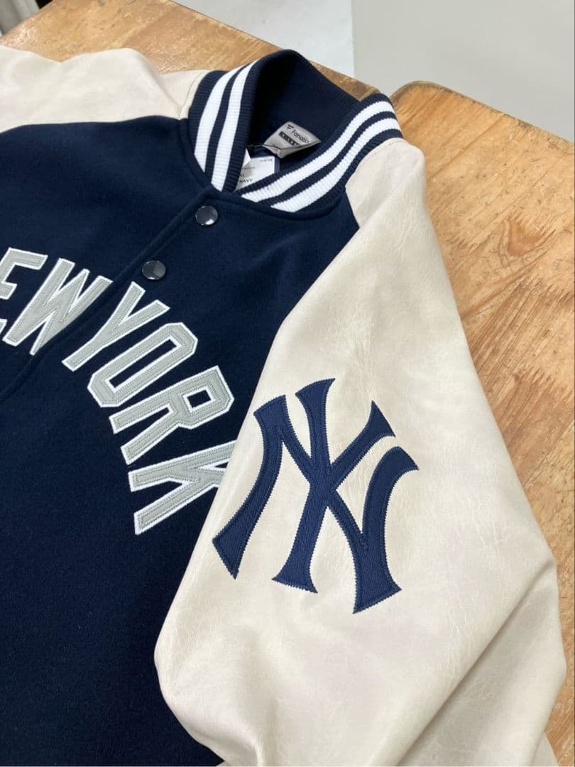 【未使用品・XL】MLB◎NYヤンキース◎メルトン スタジアム ジャケット