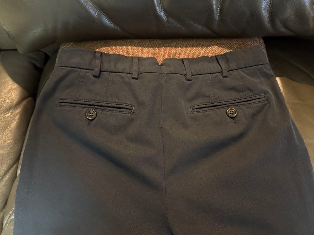 Brunello Cucinelliコットンギャバジントラウザーズ48