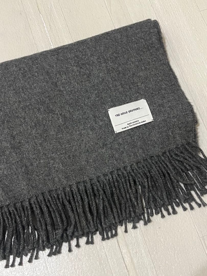 THE INOUE BROTHERSBrushed Scarf アルパカマフラー
