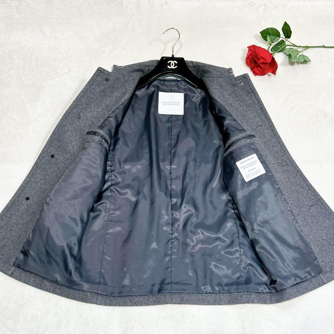 新品同様✨　マッキントッシュ　ピーコート　ウール　グレー 36 メンズ