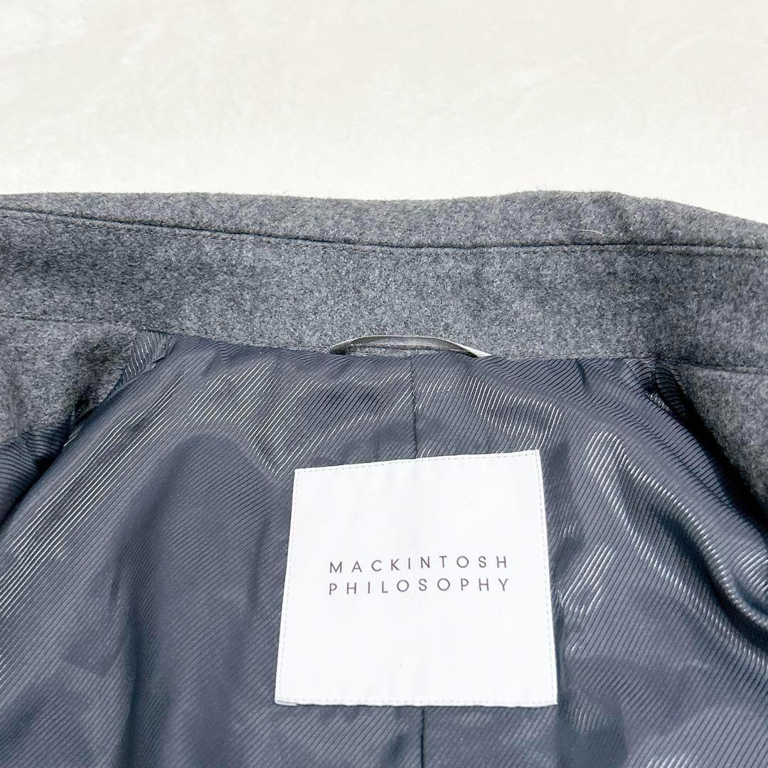 新品同様✨　マッキントッシュ　ピーコート　ウール　グレー 36 メンズ