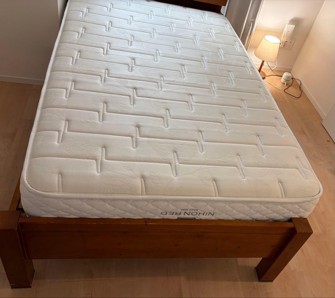 ヤドン様 日本ベッド　セミダブルマットレス　シルキーポケットレギュラー ウール入