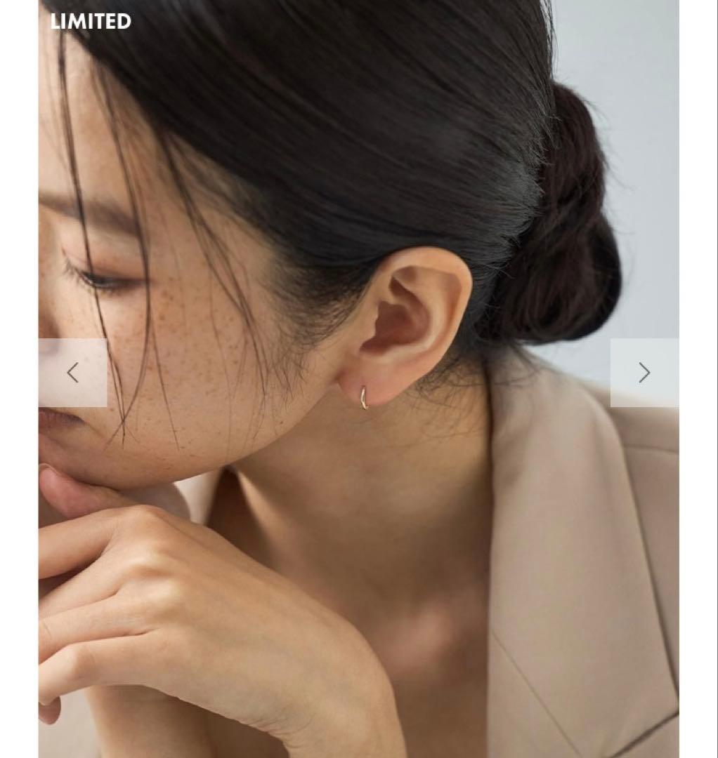 Jouete K10 グレーダイヤモンド ピアス｜上品 ミニマル　現行品