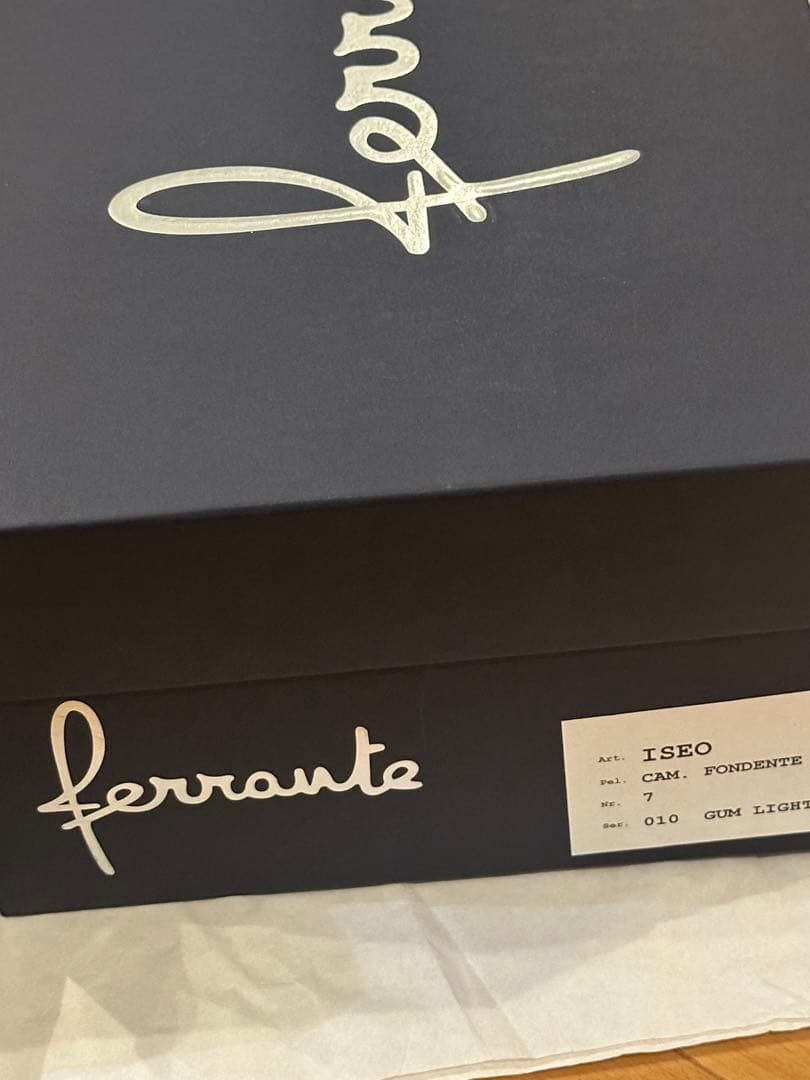 Ferrante フェランテ　ブラウン ローファー　イセオ　ISEO サイズ7