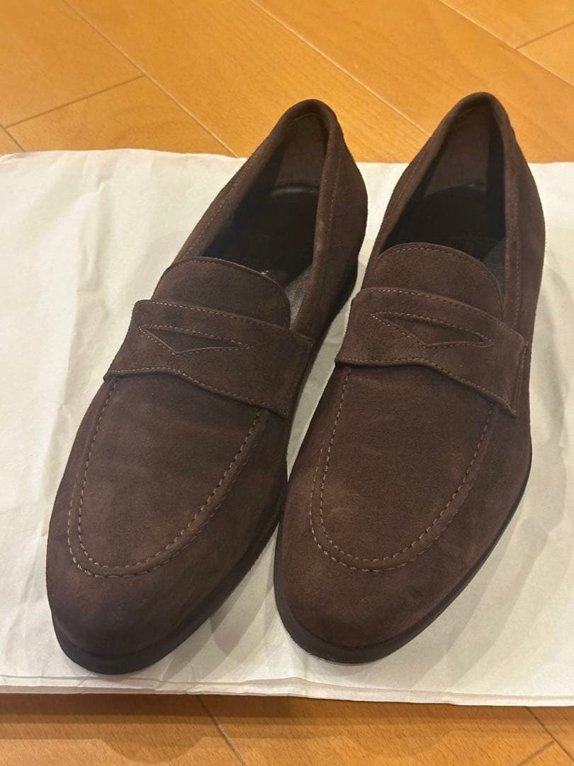 Ferrante フェランテ　ブラウン ローファー　イセオ　ISEO サイズ7