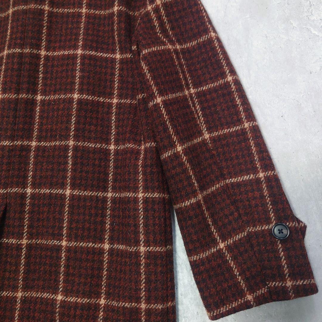 マーガレットハウエル ハリスツイード チェック ウールコート サイズ2