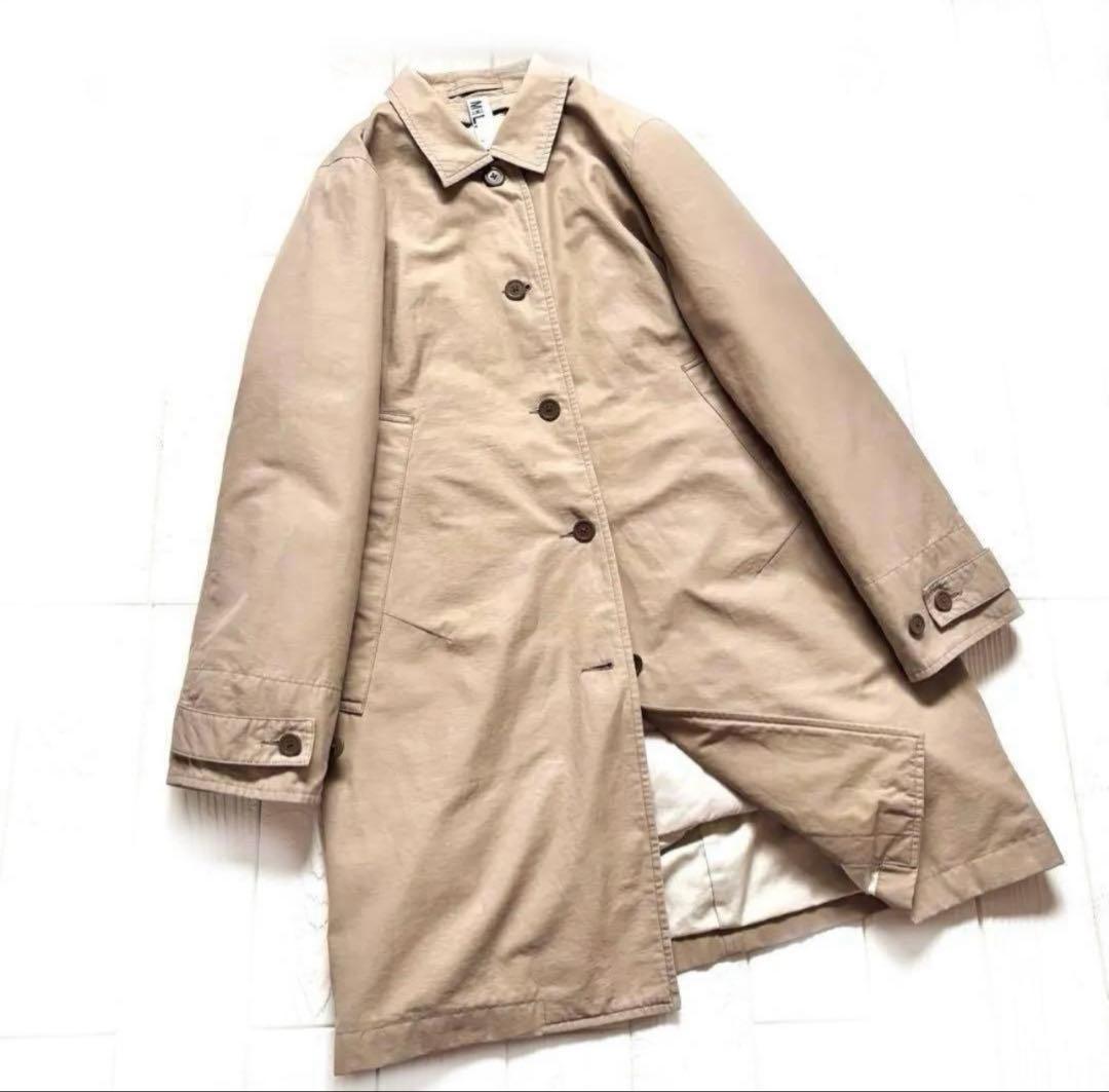 MHL. ダウンライナー付　ステンカラーコート　size1