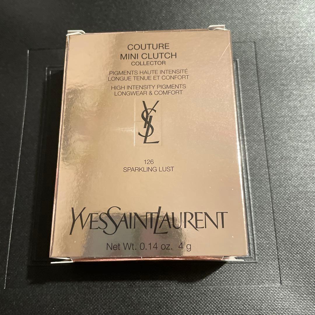 YSL クチュール ミニ クラッチ 126 スパークリングラスト サンプル付き