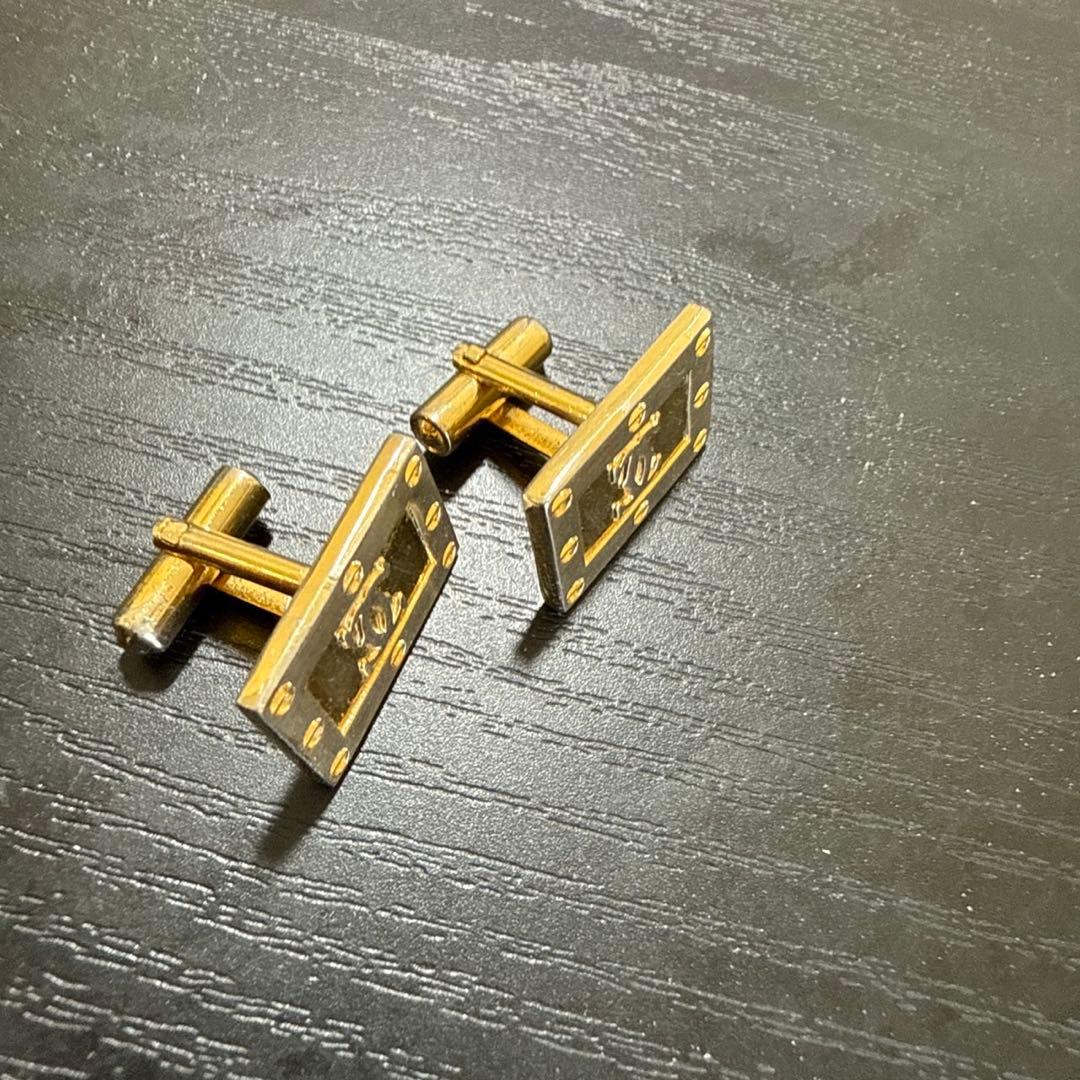 Cartier カルティエ　ビンテージカフス　ゴールド/シルバー　美品