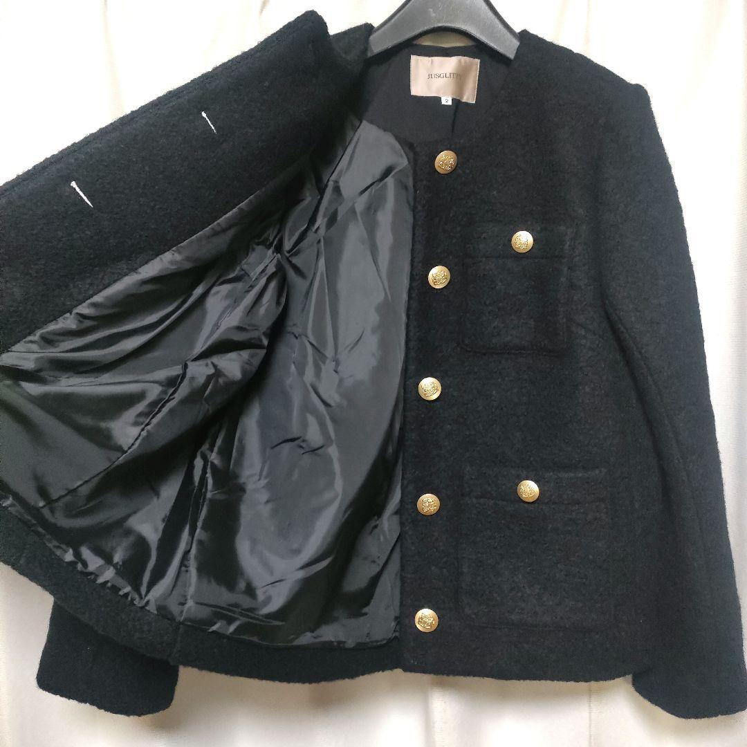 【極美品】JUSGLITTY ブークレジャコット