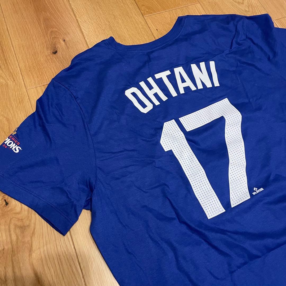 【海外限定】希少 大谷翔平 ドジャース 優勝ロゴ入り限定Tee 激レア品