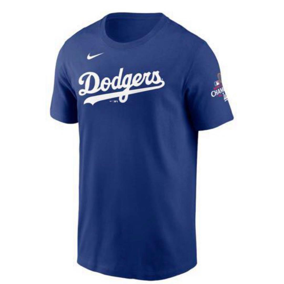 【海外限定】希少 大谷翔平 ドジャース 優勝ロゴ入り限定Tee 激レア品
