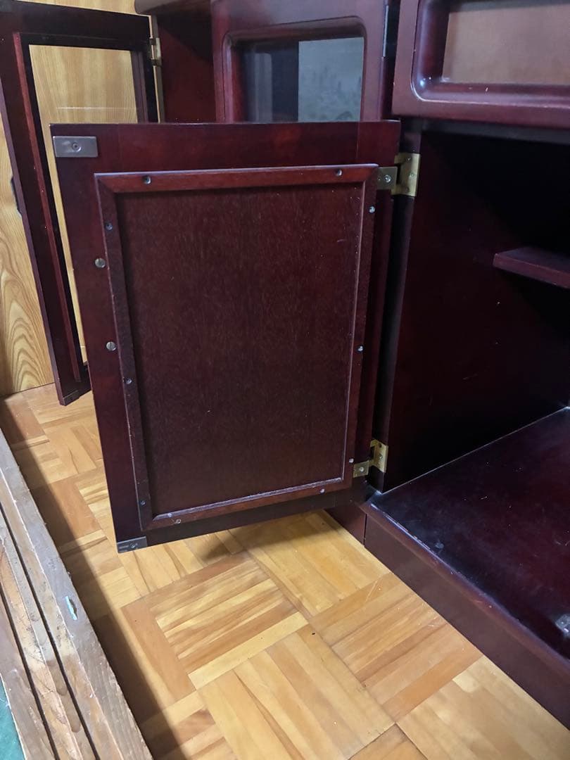 【Kodo】 karimoku カリモク キャビネット アンティーク①