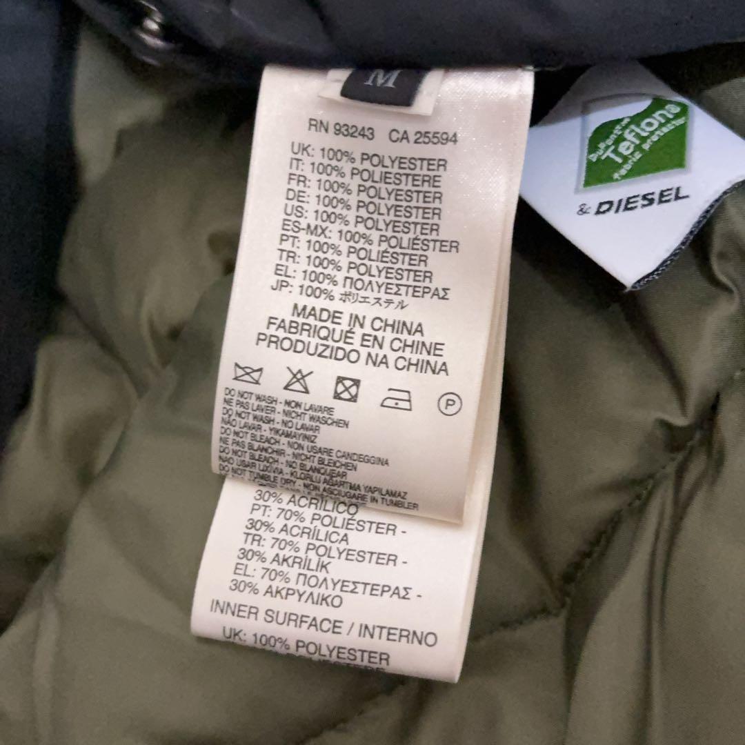 未使用級 DIESEL フライトジャケットN-2B ブラック Mサイズ