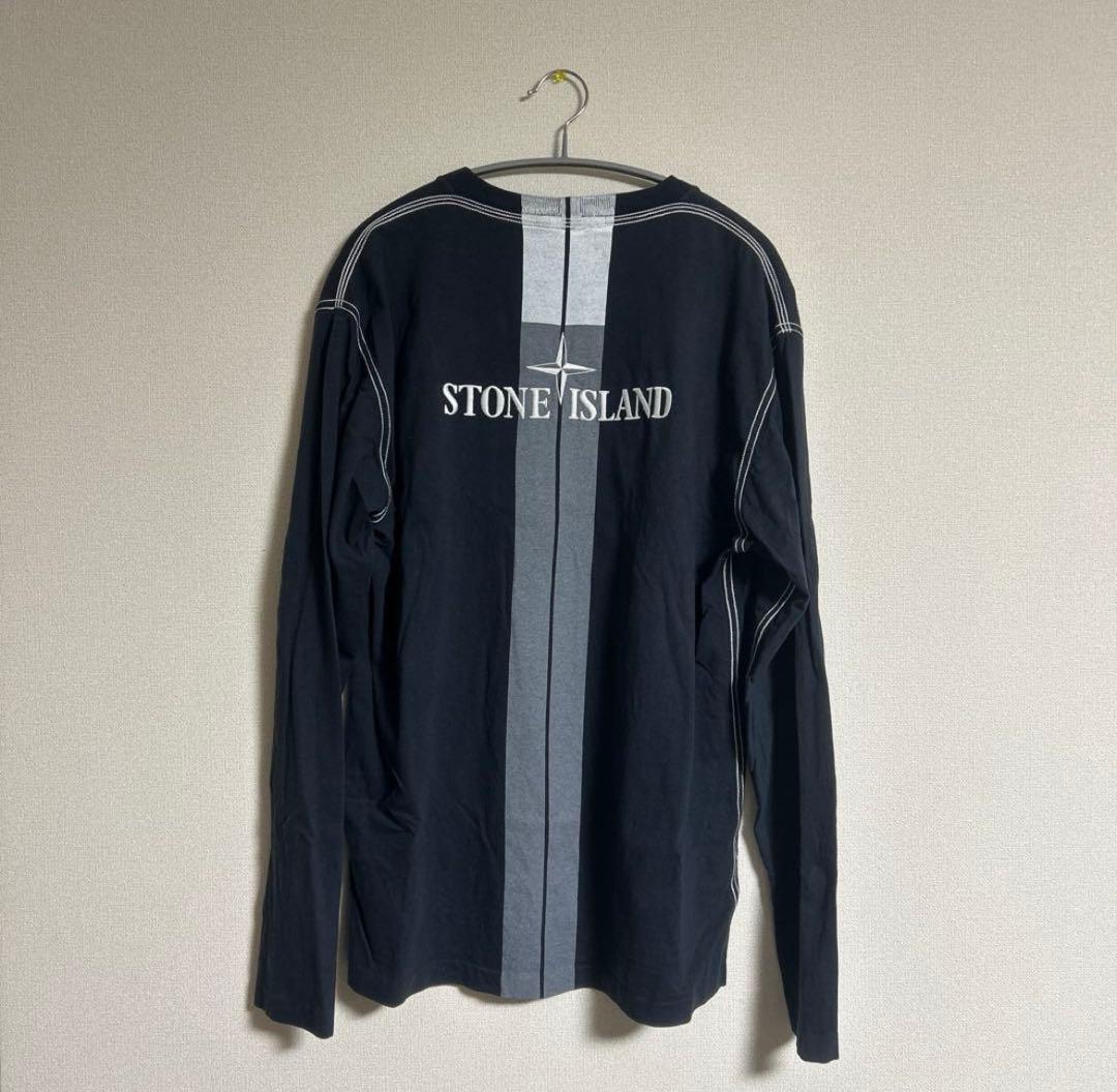 STONE  長袖カットソー ブラック