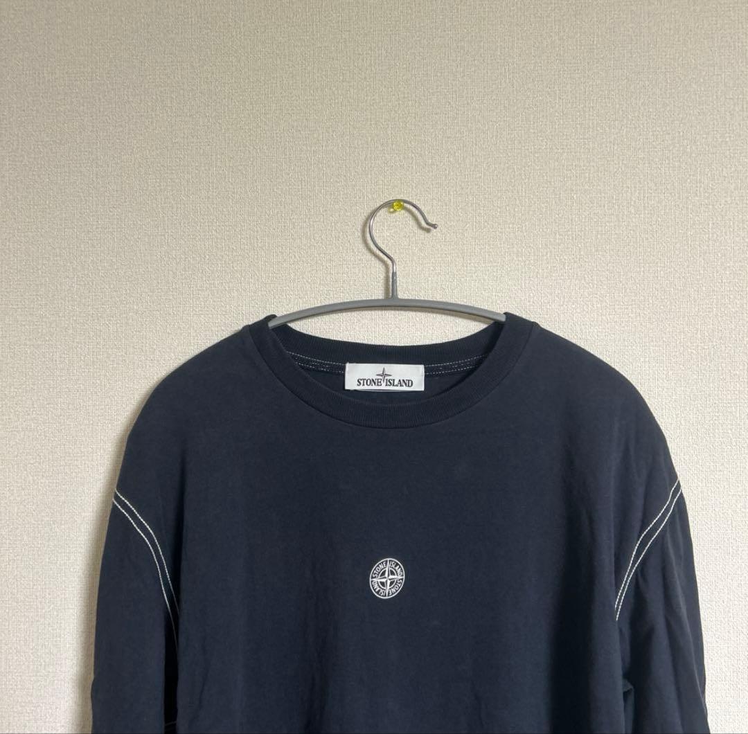 STONE  長袖カットソー ブラック