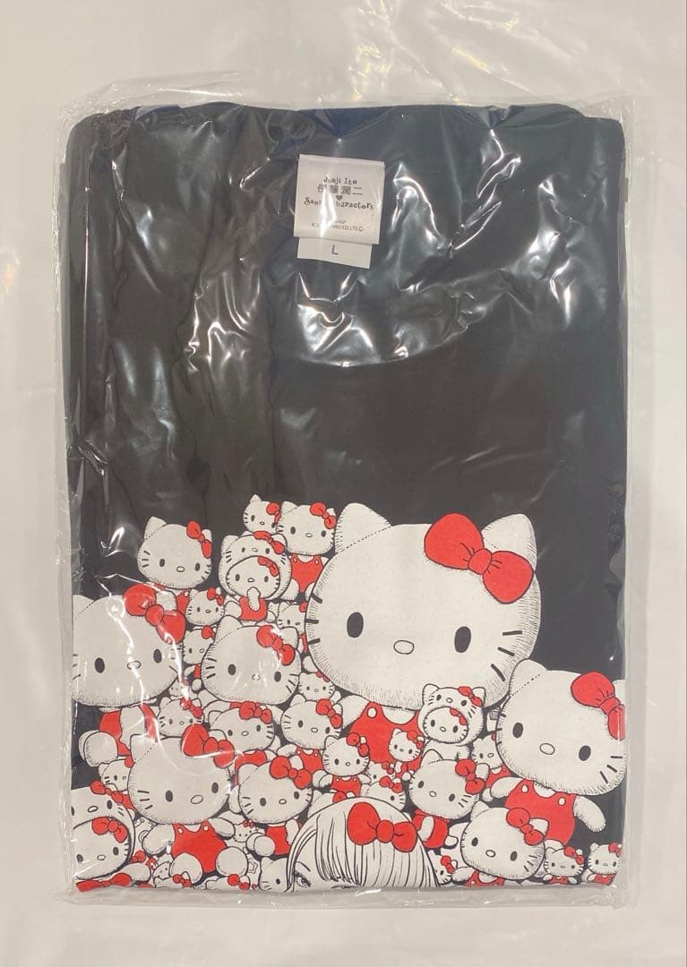 伊藤潤二 サンリオ Tシャツ ギャル富江 ハローキティ Lサイズ