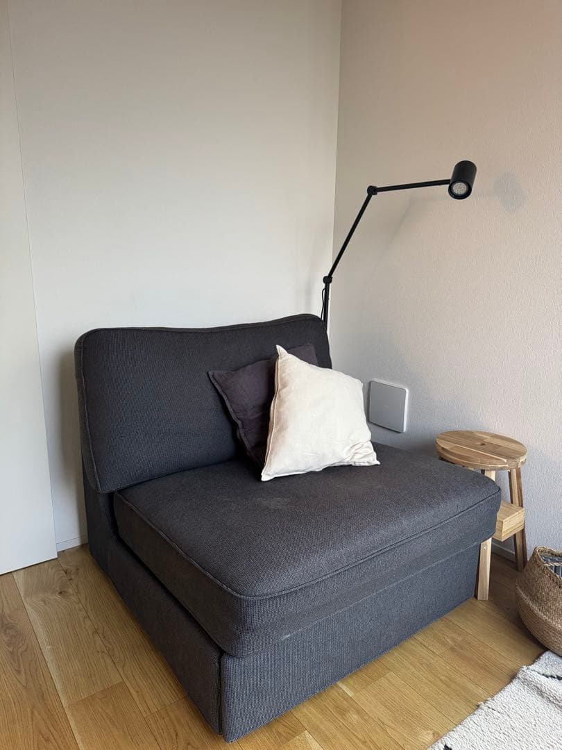 KIVIK シーヴィク 1人掛けソファベッド チャコール　IKEA