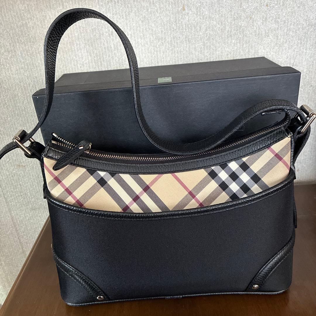 Burberry ショルダーバッグ ブラック/ベージュ