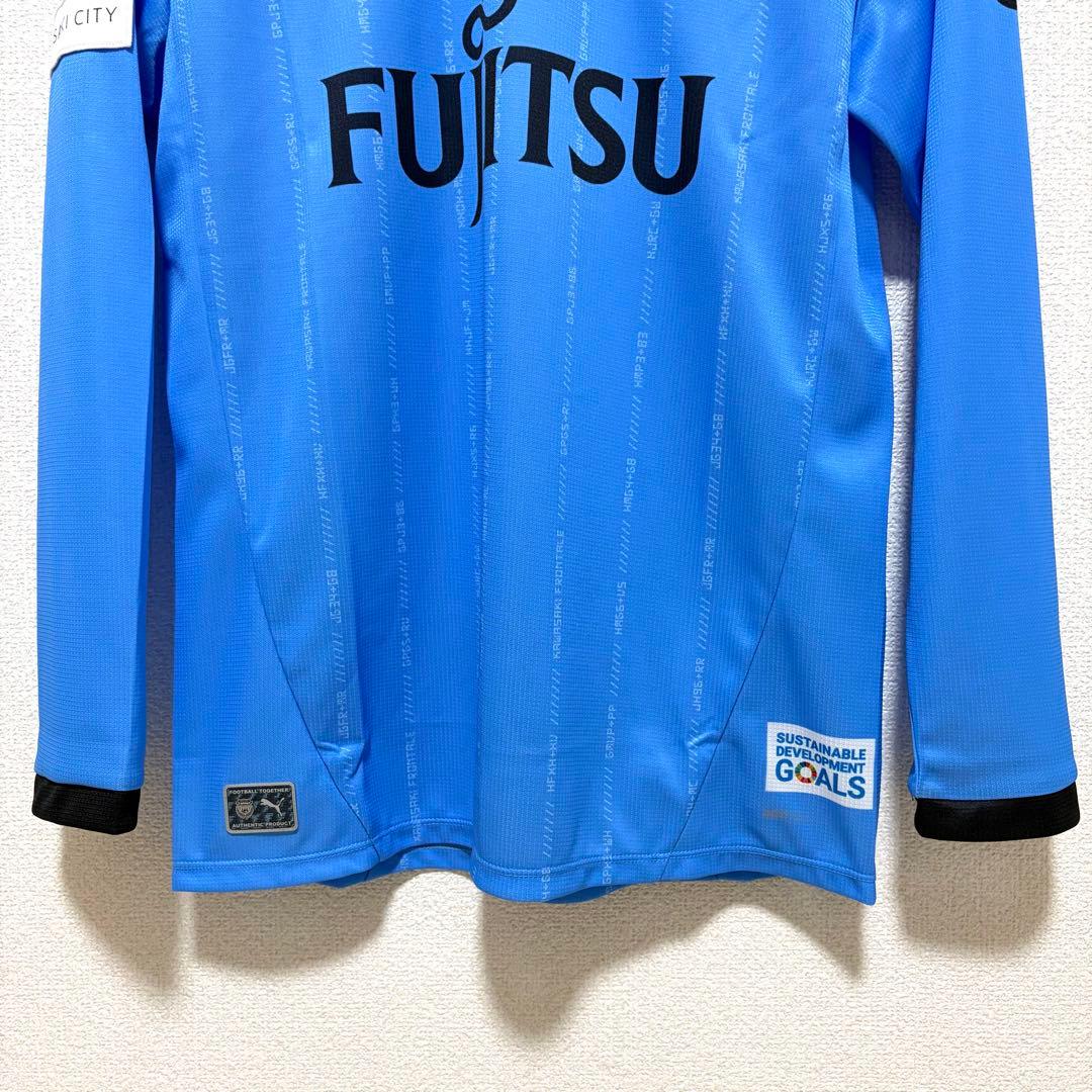 【新品】 川崎フロンターレ 2025 長袖 ユニフォーム L ホーム PUMA