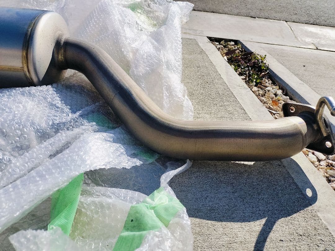 レガシィ BE ガナドール バーテックスチタン マフラー GD-736