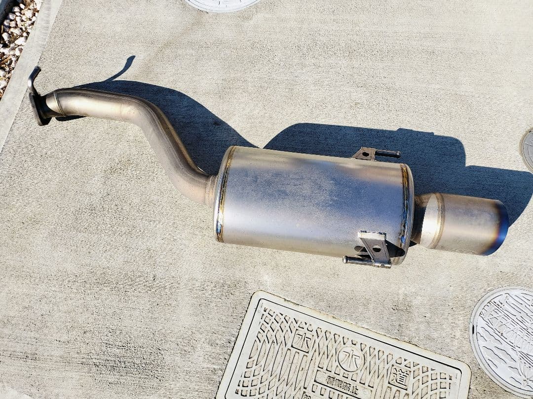 レガシィ BE ガナドール バーテックスチタン マフラー GD-736