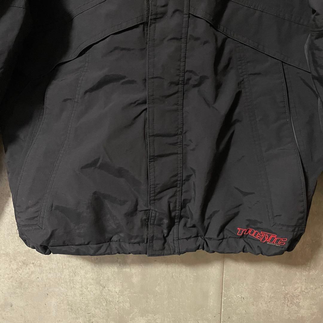 Burtonバートンスキーウェアスノーボードジャケットブルゾン紺ネイビー刺繍ロゴ