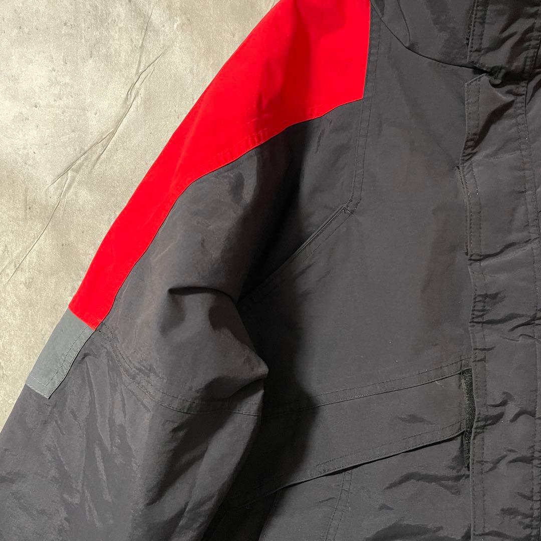 Burtonバートンスキーウェアスノーボードジャケットブルゾン紺ネイビー刺繍ロゴ