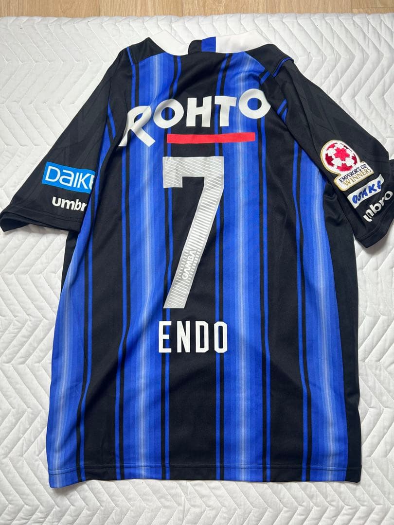 【天皇杯チャンピオンパッチ付き】遠藤保仁 ＃７ ガンバ大阪 ２０１５（H）