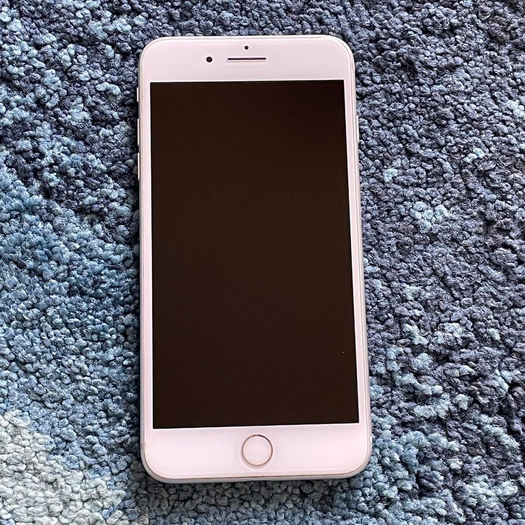 iPhone8プラス64GB ホワイト バッテリー80% ロック解除済 本体のみ