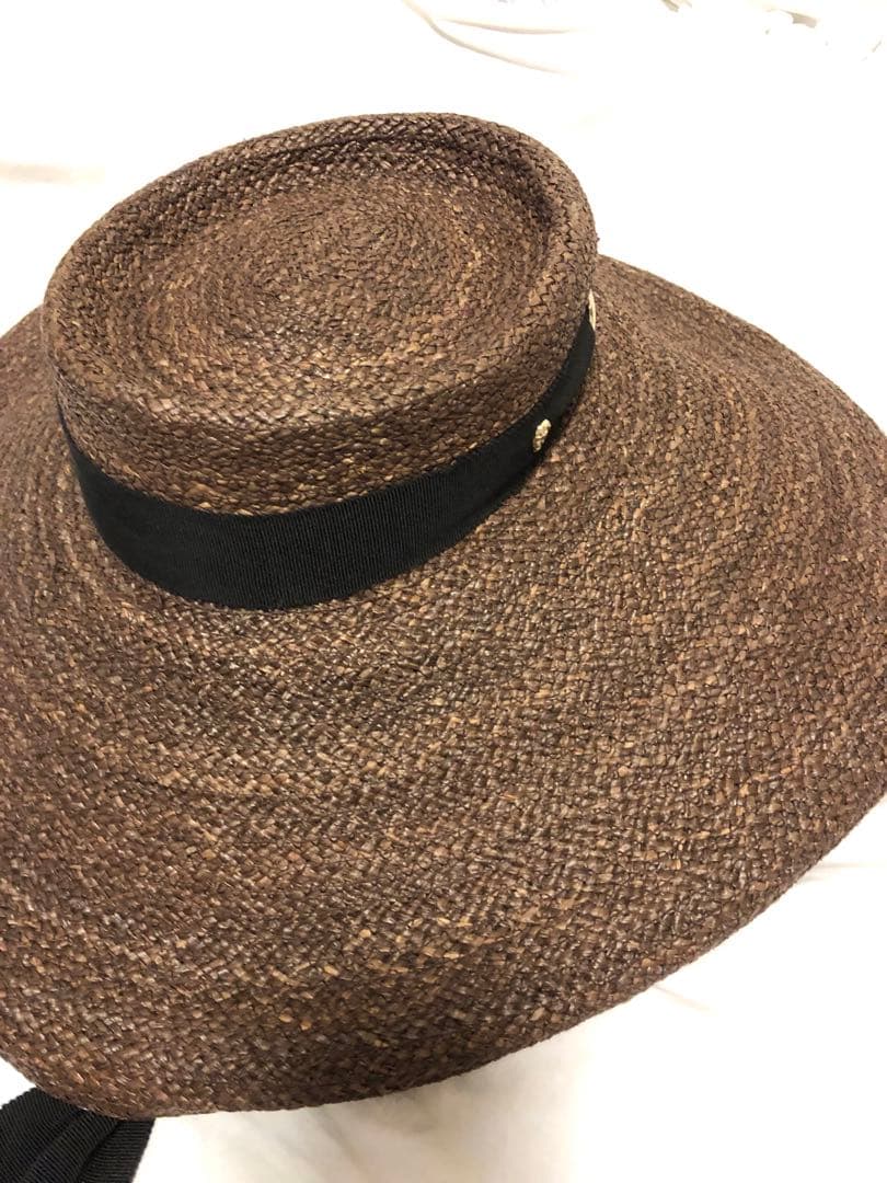 HELEN KAMINSKI ヘレンカミンスキー帽子ブラウン　50000円以上→