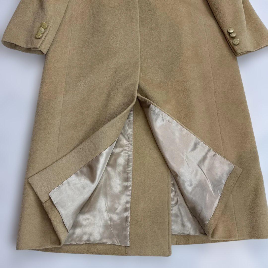 セリーヌCELINE 大きいサイズ　カシミヤ50%ウールコート　3Lサイズ