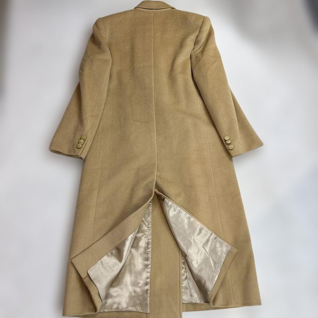 セリーヌCELINE 大きいサイズ　カシミヤ50%ウールコート　3Lサイズ