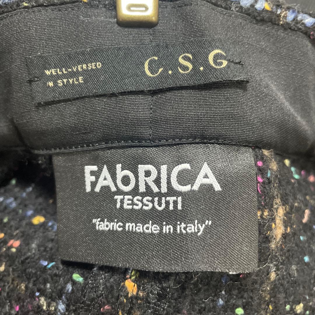 Curensology カレンソロジー　サスペンダー付き　ツイードパンツ　フリー