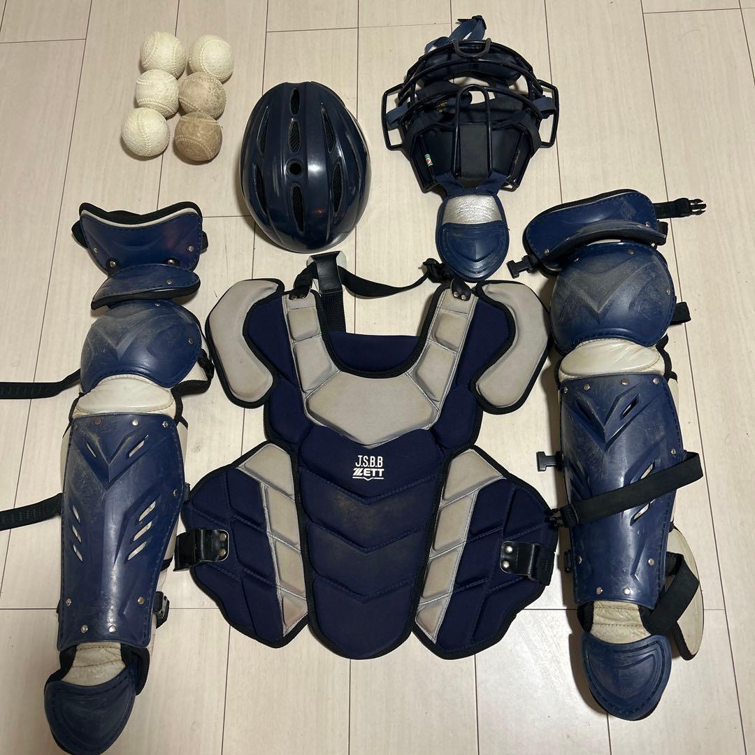 ZETT JSBB キャッチャー用プロテクターセット