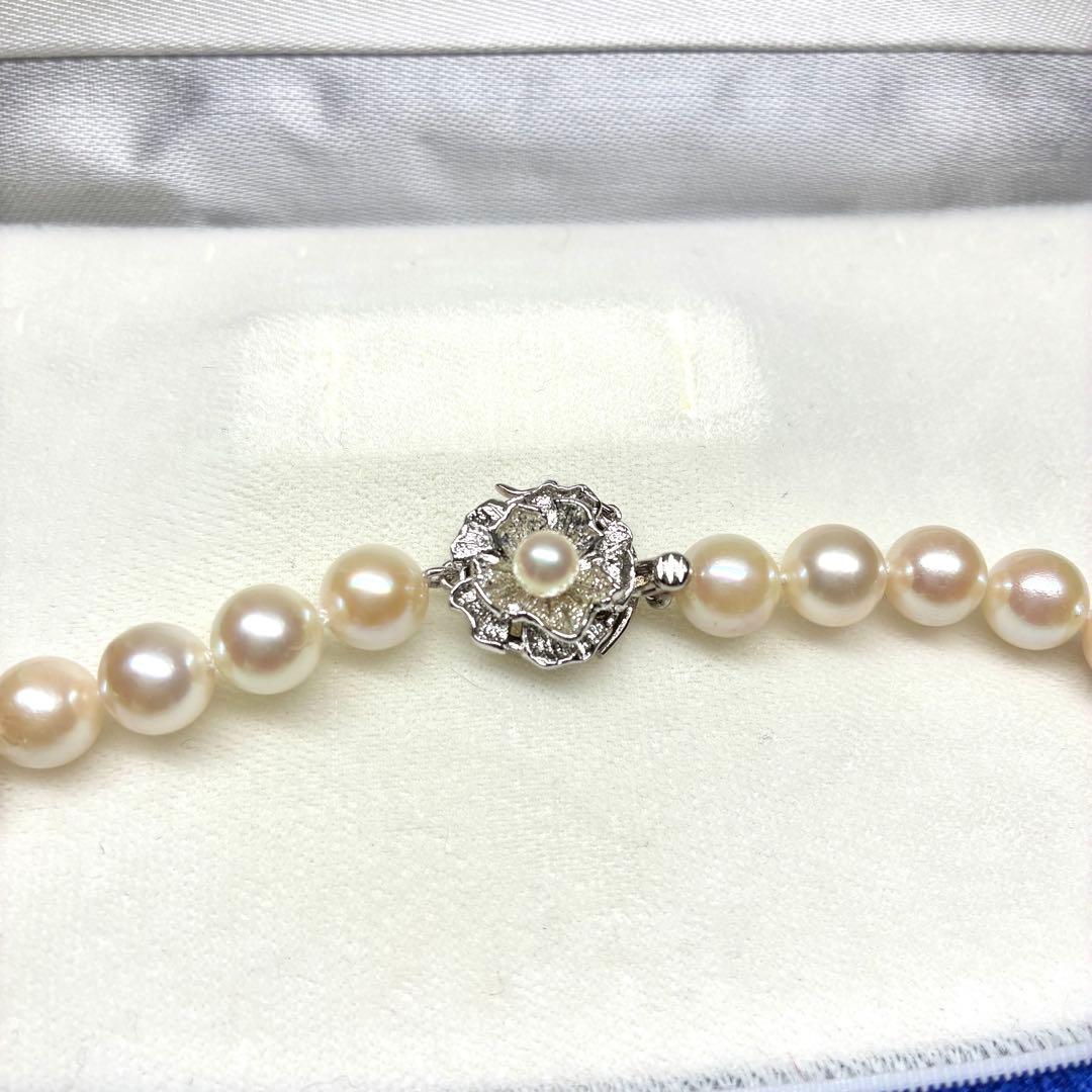 ジュエリーマキ　あこや真珠 ネックレス 8.0-8.5 パール　シルバー　本真珠