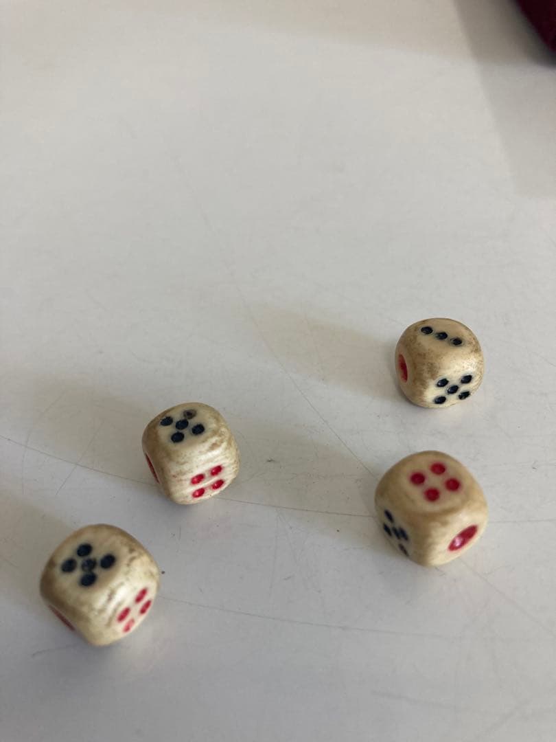 麻雀牌　レトロ 全部無垢の牌　年代物