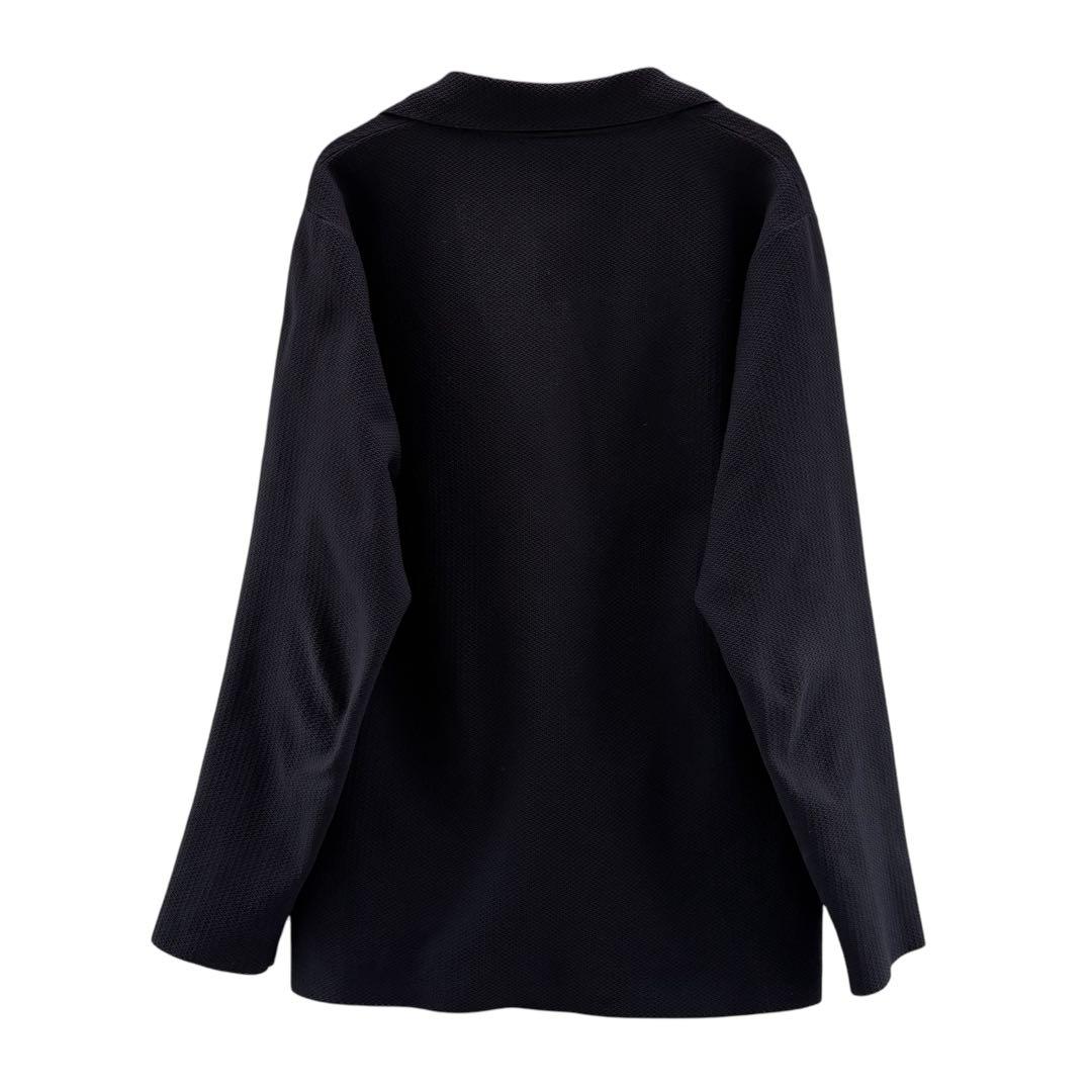 美品　G-Stage ネイビー リブ編みセットアップ　ストレッチ　L