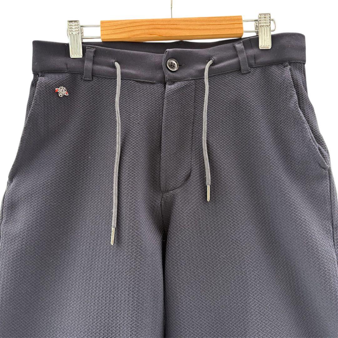 美品　G-Stage ネイビー リブ編みセットアップ　ストレッチ　L