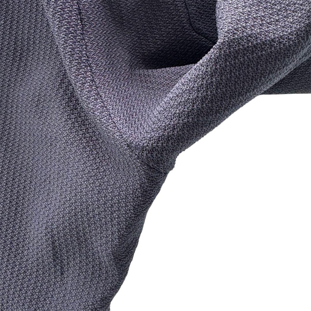 美品　G-Stage ネイビー リブ編みセットアップ　ストレッチ　L