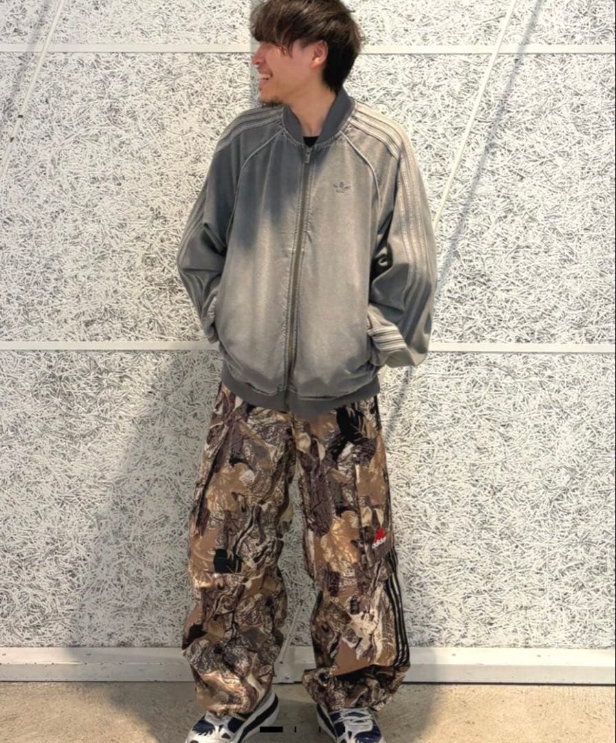 新品 XL】アディダス ルーズ デニム ブラック ウォッシュ ジャケット　SST