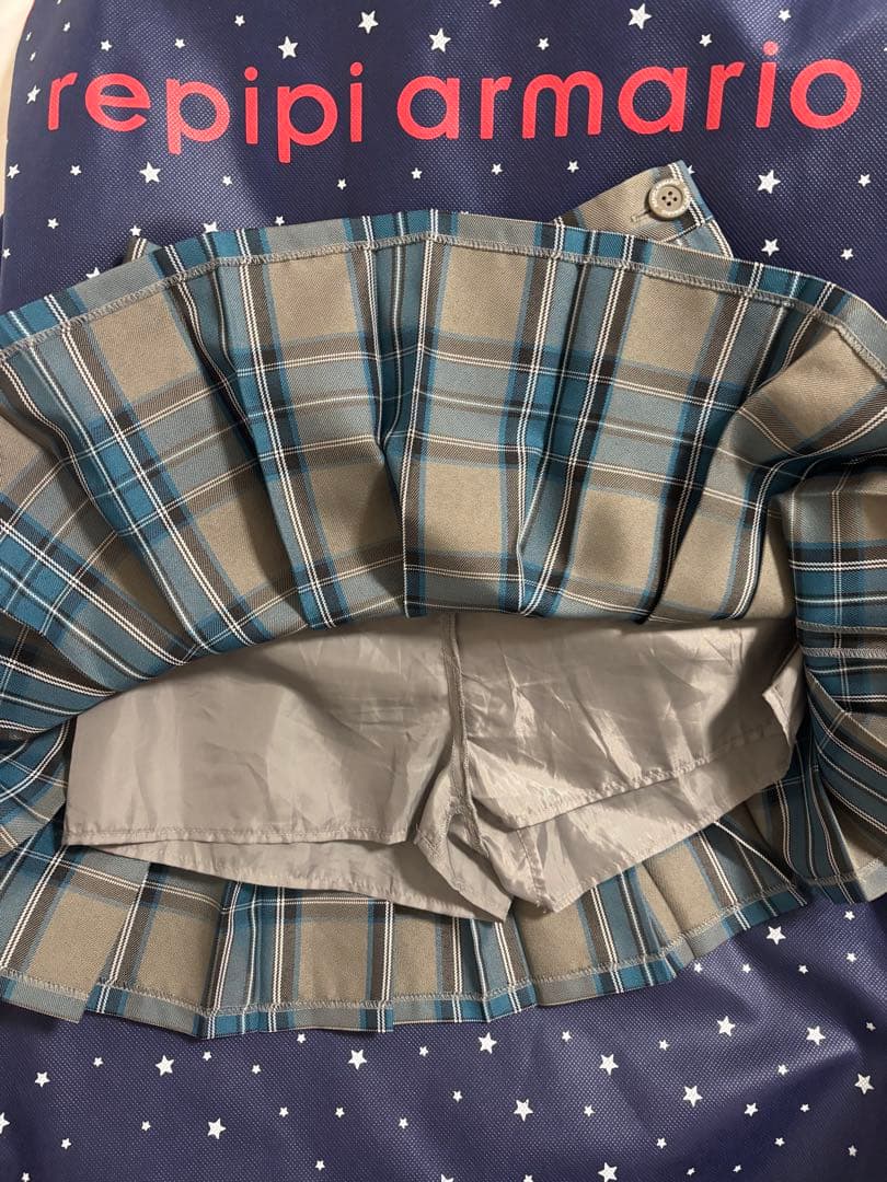 (リッチ) 値下げ！ネイビー ブレザー チェック柄スカート セット　卒業式