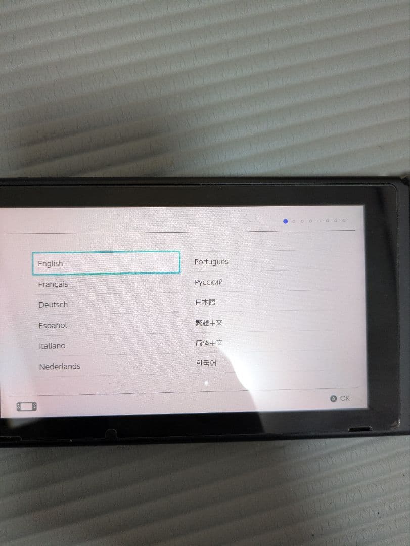 Nintendo Switch グレー 本体　動作確認済み