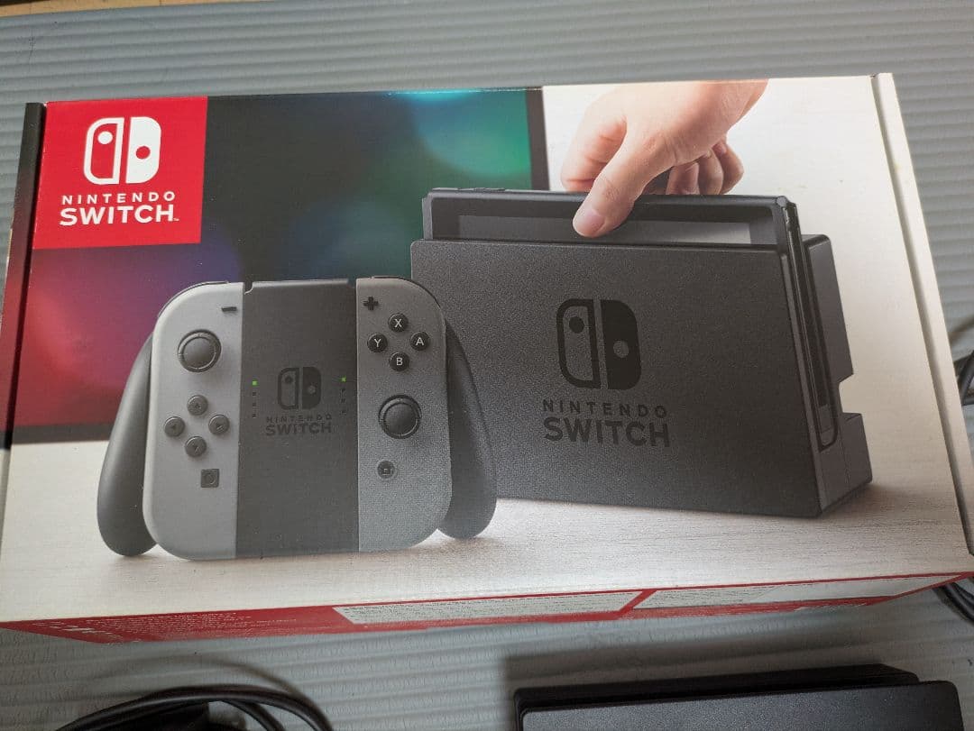Nintendo Switch グレー 本体　動作確認済み