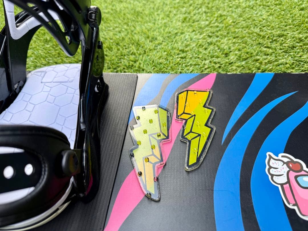 Burton ビンディング付き　バートン ミニグロム キッズ　スノーボード120