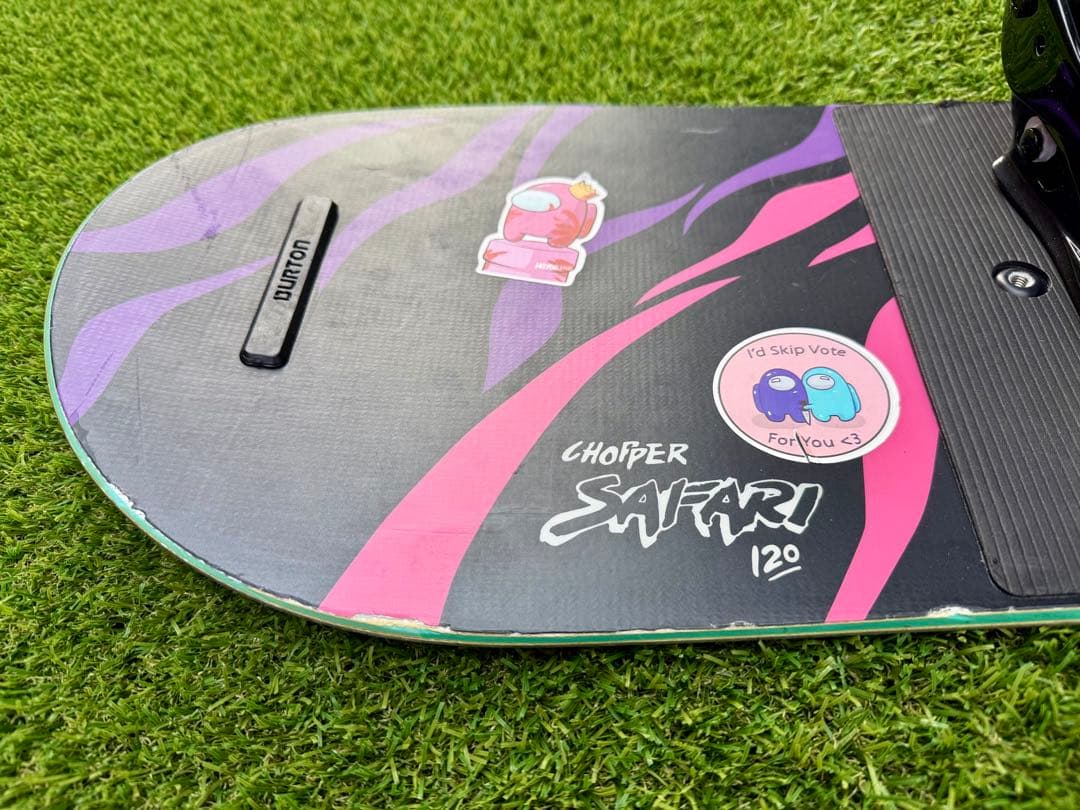 Burton ビンディング付き　バートン ミニグロム キッズ　スノーボード120