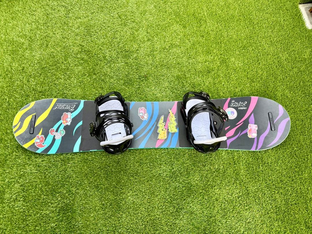 Burton ビンディング付き　バートン ミニグロム キッズ　スノーボード120