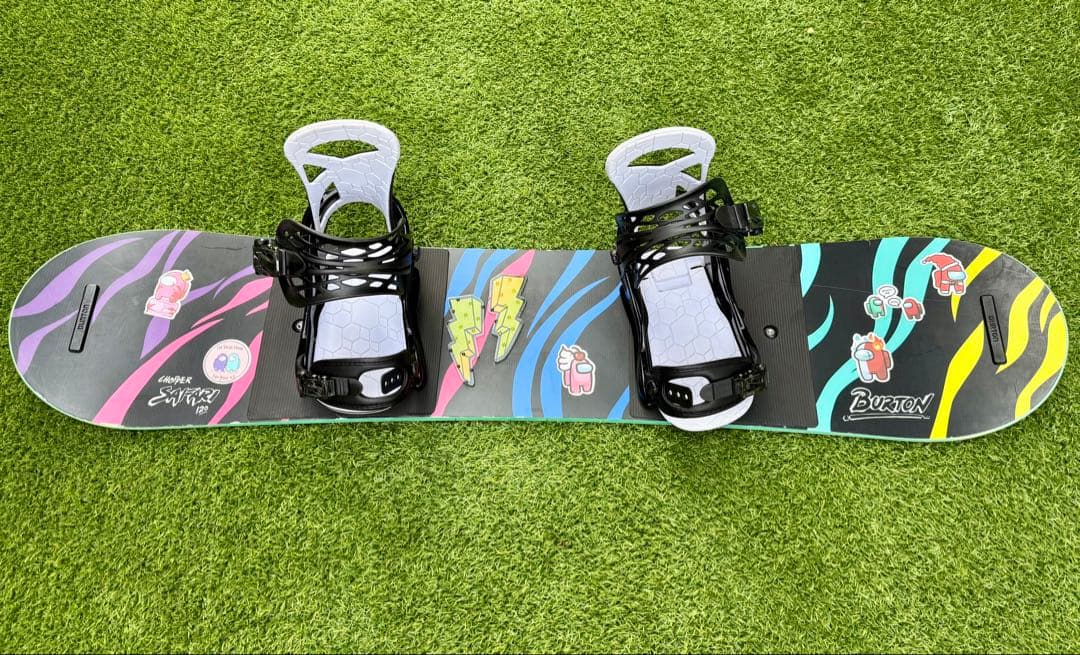 Burton ビンディング付き　バートン ミニグロム キッズ　スノーボード120