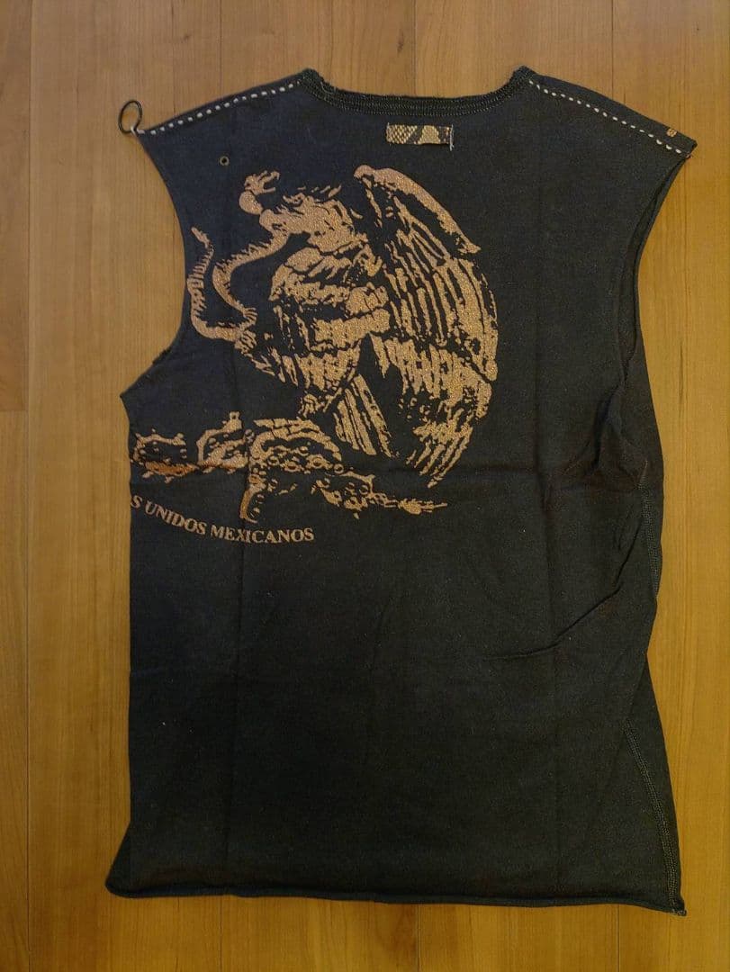 ダークグレー Vネック タンクトップ